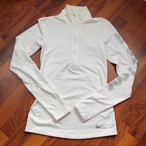 NWOT Nike Pro Warm Just Do It 1/2 Zip